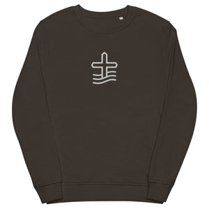 Embroidered Cross Sweatshirt