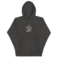 Load image into Gallery viewer, Embroidered Cross Hoodie